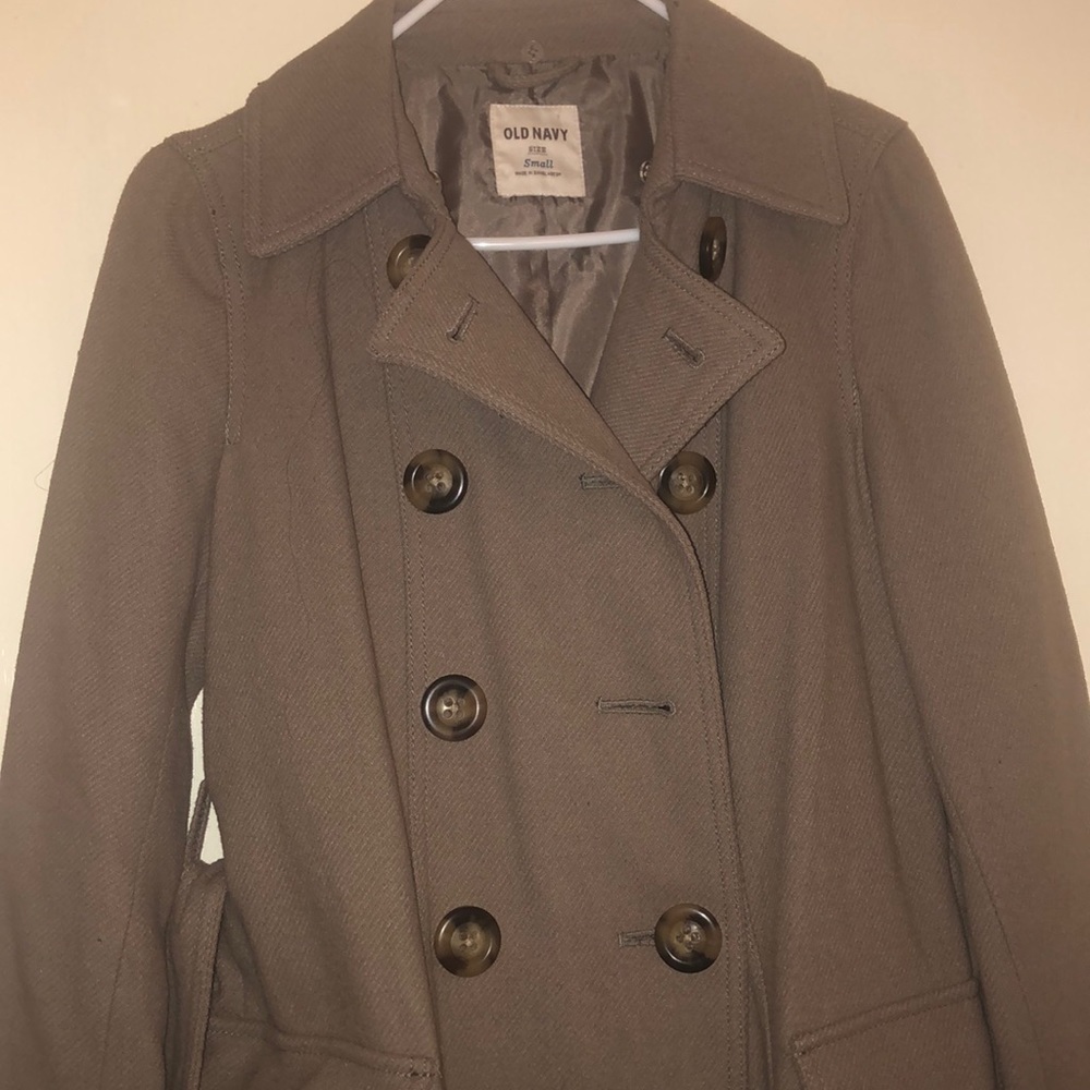 Knee length pea coat